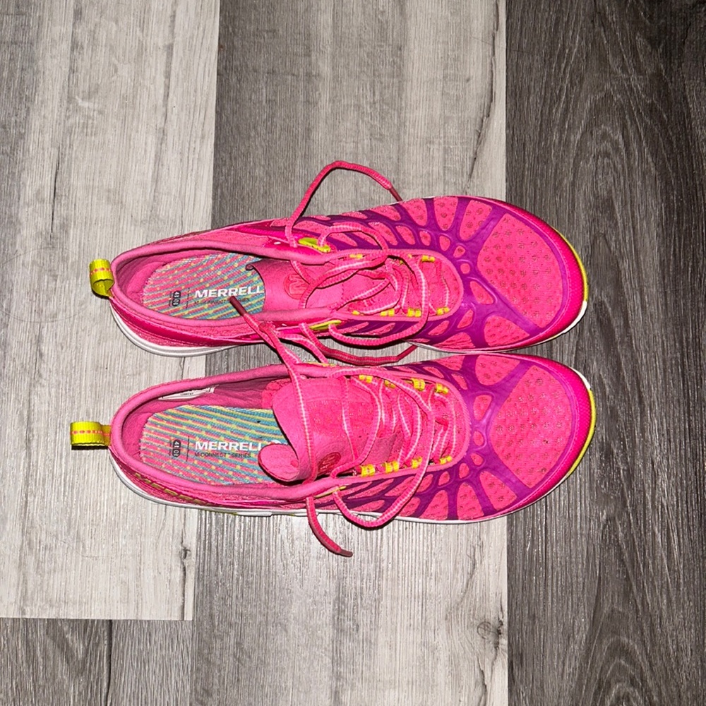 Pink Merrill Running Shoes